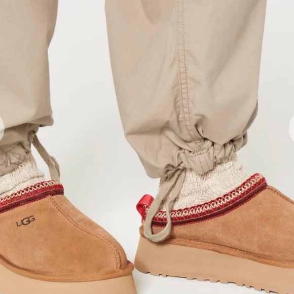 Hollister Adjustable Rise Parachute Baggy Pants Army Green Large - Picture 14 of 15